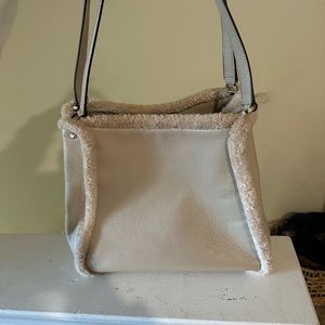 Kate spade New York fur trim purse
